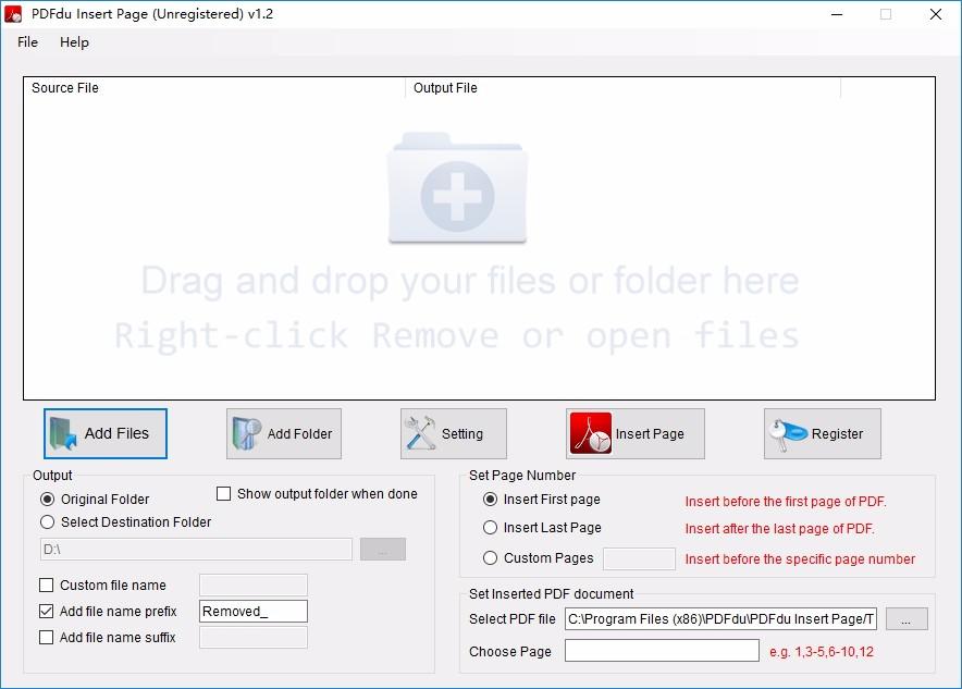 PDFdu Insert Page下载,PDF页面插入软件,PDF软件,页面插入